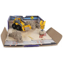 Kinetic Sand Digs and Demolish Truck