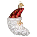 Santa Moon Face Glass Ornament - Christmas >> Ornaments >> Glass - by Old World Christmas - view 2