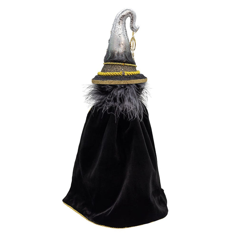 Black & Gold Wizard Nutcracker - 18 Inch