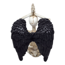 Yoga Skeleton Figurine - Urdhva Hastasana in Sukhasana Pose