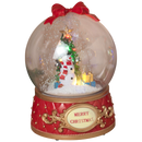 Lighted Musical Globe with Moving Scene - Snowman
