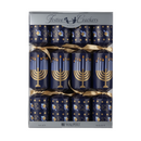 10 inch 8 Count Dreidels and Menorah Holiday Crackers