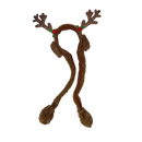 Holiday Antler Headband with Jumping Ears