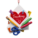 Teaching Fills My Heart Ornament - Christmas >> Ornaments >> Occupational - by Midwest