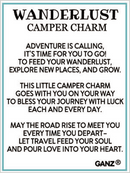 Wanderlust Camper Charm - A Charm for Adventurous Spirits - Gift Shoppe >> Jewelry >> Charms and Worry Stones - by Ganz - vie