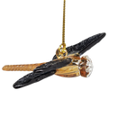 Egyptian Glass Dragon Fly - Black Wings