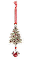 Cardinal Christmas Tree Ornament - Christmas >> Ornaments >> Birds - by Crystal Expressions