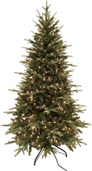 Evergreen Elegance 7.5-Foot Pre-Lit Grand Fir Tree