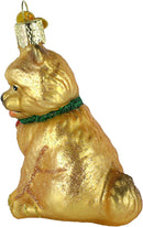 Cairn Terrier Glass Ornament