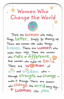 Wallet Card - Women Who Change the World