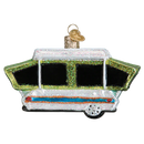 Old World Christmas Popup Tent Camper