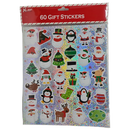 60 Count Peel and Stick Gift Tags -  Santa / Elf Hat / Snowman - Gift Shoppe >> Gift Wrap - by Alef