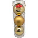 Two-Tone Shatterproof 3 pack Ornaments – 140mm - - Christmas >> Ornaments >> Shatterproof - by Kurt Adler - view 5