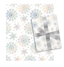 Prismatic Foil Roll Wrap - 30" Wide - Snowflakes