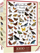 Butterflies of North America 1000 Piece Puzzle - Toy Shoppe >> Puzzles - by Masterpiece Puzzle