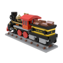 Mini Building Blocks - 4-4-0 Steam Locomotive
