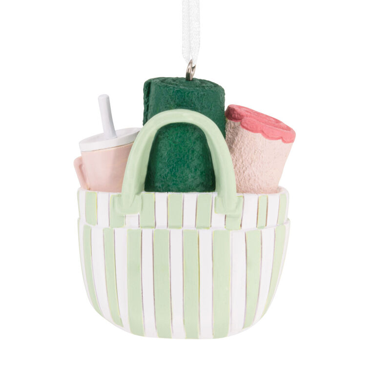 Beach Bag Hallmark Ornament