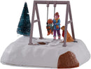 Puppy Gets A Swing Ride  B/O (4.5V) - Christmas >> Villages >> Accessories - by The Country Christmas Loft