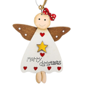 Merry Little Christmas Angel Ornament - Christmas >> Ornaments >> Handmade - by Gerson