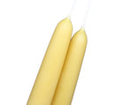 10" Natural Beeswax Taper Candles