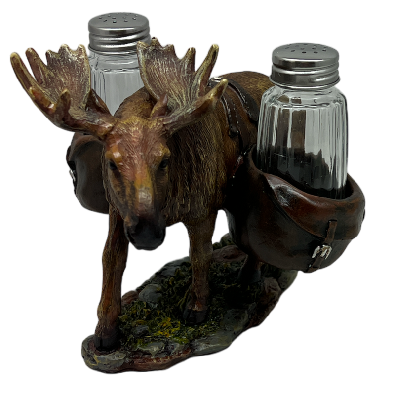 Moose Salt and Pepper Shaker Holder