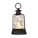 Lighted Waterglobe Lantern - Skeletons