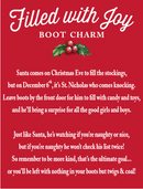 Filled with Joy Boot Charm