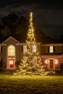 Fairybell 20 Foot Flagpole Tree - 720 LED Warm White