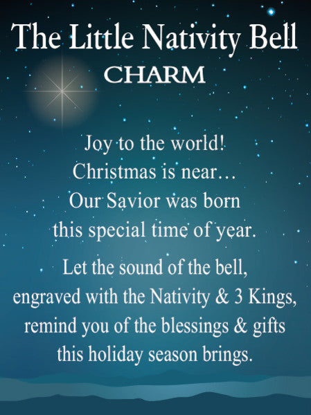 The Little Nativity Bell Charm
