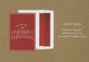 Foil Accented Embossed Cards (Red with Foil Typography)