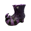 Halloween Witch Boots - Purple