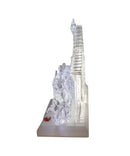 Lighted Musical Nativity Scene with Silver Bottom Base