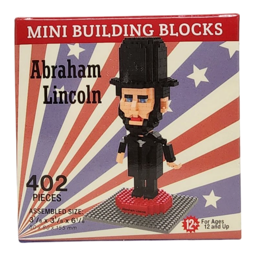Abe Mini Blocks Mini Building Blocks - Abraham Linc | Country Christmas Loft – The ...