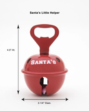Santa's Little Helper Bottle Opener Bell - Bells - by Bevins Bells - view 3