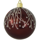 4" (100mm) Commercial Shatterproof Ball Ornament - Hot Java with Wisps - Christmas >> Ornaments >> Shatterproof - by Christma
