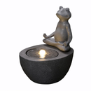 Lighted Frog Water Fountain - Home & Living >> Garden - by Gerson - view 4