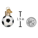 Gumdrop Mini Soccer Ball Glass Ornament - Christmas >> Ornaments >> Sports - by Old World Christmas - view 3