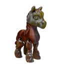 Clyde the Clydesdale  - Copper Color