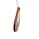 Whimsical Chubby Santa Wooden Ornament