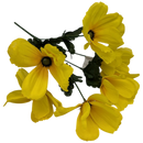 14-Inch Faux Cosmos Bush - Home & Living >> Artificial Flowers - by Teters