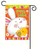 Bunny Love Garden Flag - Home & Living >> Flags - by Magnet Works - view 2