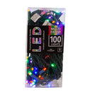 100-Light 5mm Multi-Color Frost LED Green Wire Light Set - Christmas >> Lighting - by Kurt Adler