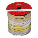 1/8 Inch Curling Ribbon - 4 Colors - 17.5 Feet Each - Platinum/Silver/Gold/Sparkle