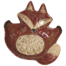 Stoneware Fox Plate - Kitchen Ceramics - by Gerson