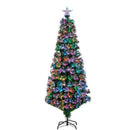 6 Foot Fiber Optic Tree - 209 Fiber Optic Color Changing LED Lights