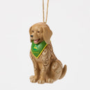 Dog Wearing John Deere Bandana Ornament - Christmas >> Ornaments >> Animals - by Jim Shore - view 5