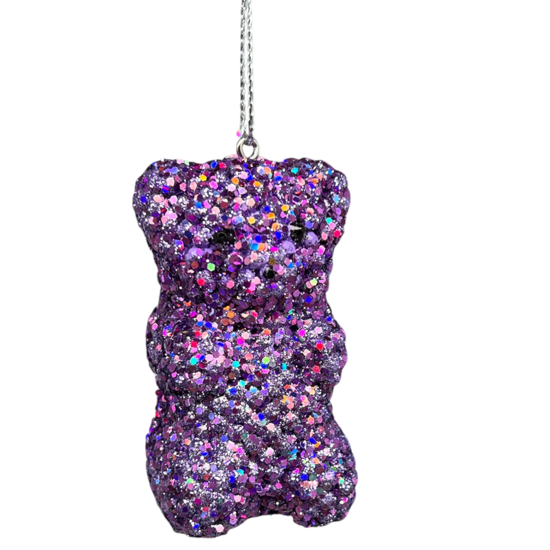Bedazzled Gummy Bear Ornament - Sweet and Sparkly