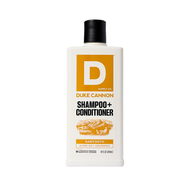 Duke Cannon Sawtooth Shampoo + Conditioner