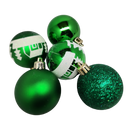 Shatterproof Decorated Ball Ornament Set -