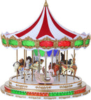 Light Show Regal Christmas Carousel